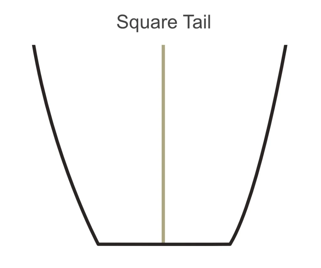 サーフボード スクエアテール（Square Tail）