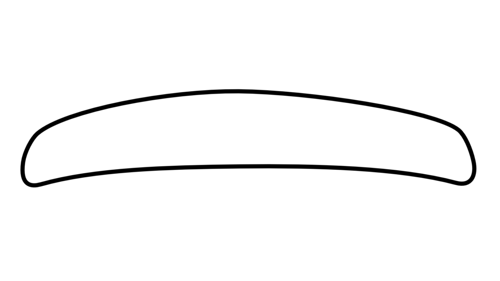 シングルコンケー(Single Concave):サーフボードのボトム形状