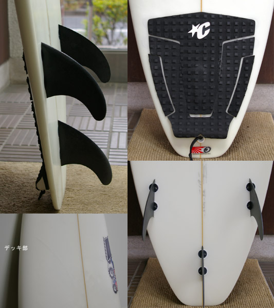 JS BRUCE IRONS JAPAN MODEL 中古ショートボード フィン・テール bno9629112c