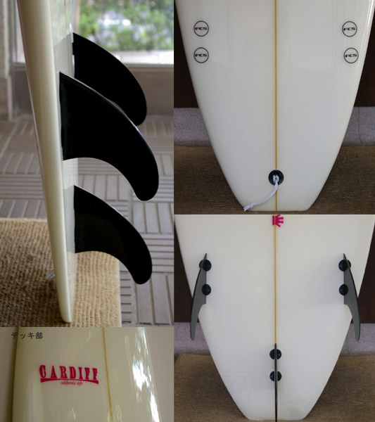 CARDIFF 中古ファンボード fin/tail bno9629169c