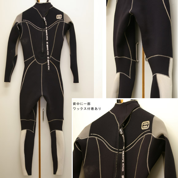 BILLABONG 中古ウェットスーツ/フルスーツ リア部 bno9629233b