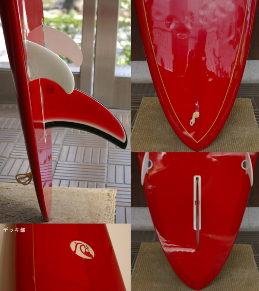 QUIKSILVER 中古ロングボード fin/tail bno9629271c