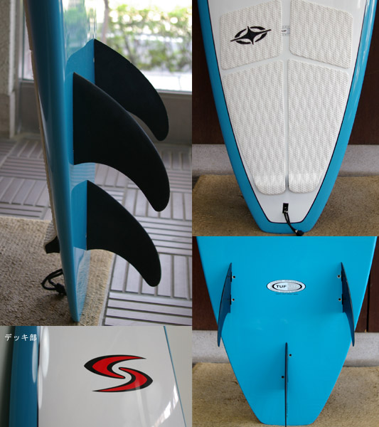 SURFTECH RF HYBRID 中古ファンボード fin/tail bno9629288c