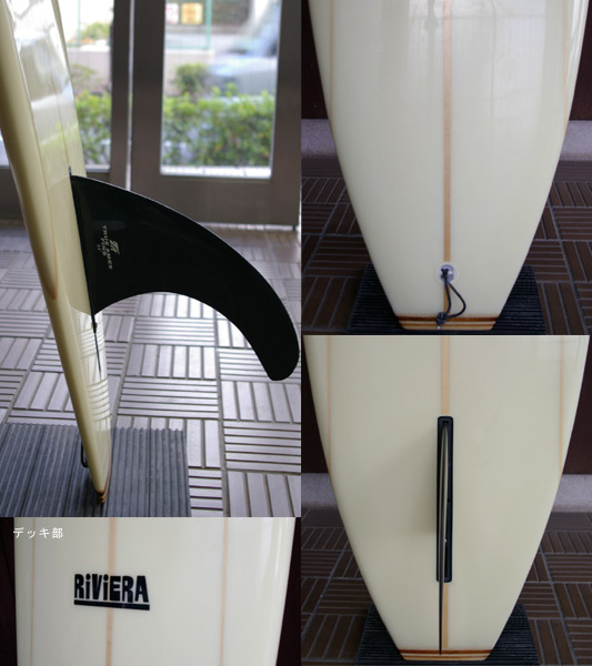 RiViERA 中古ロングボード fin/tail bno9629310c