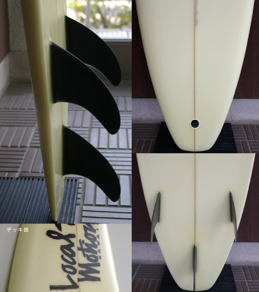 Local Motion PAT RAWSON 中古ショートボード fin/tail bno9629328c