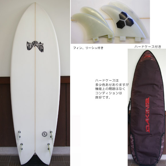 Channel Islands SKINNY FISH 中古ショートボード bottom bno9629379b