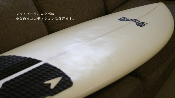 Channel Islands SKINNY FISH 中古ショートボード deck-detail bno9629379e