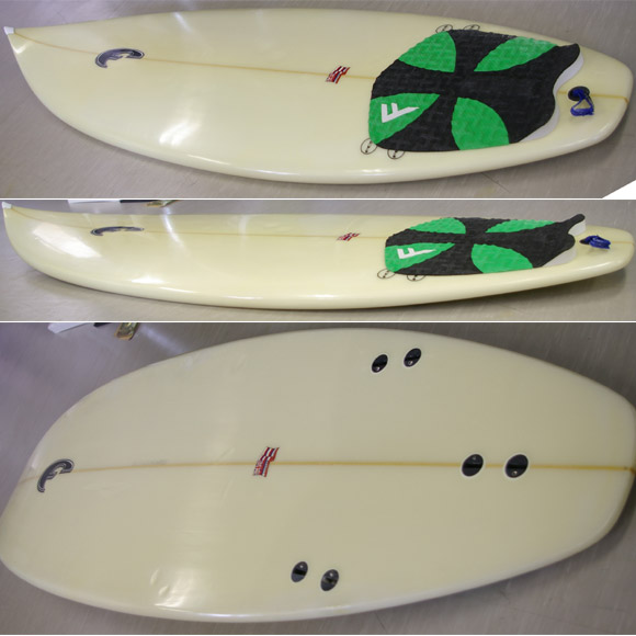 FADE LIMITED 中古ショートボード deck-detail bno9629381d
