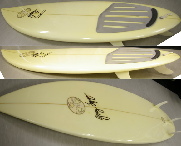 GERRY LOPEZ 中古ショートボード bottom-detail bno9629383d