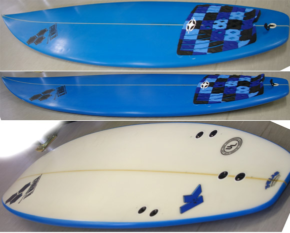 AL MERRIC K-BOARD 中古ショートボード bottom-detail bno9629384d