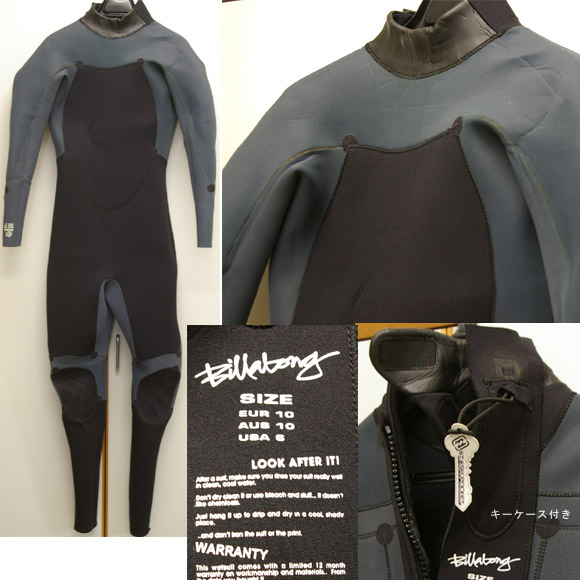 BILLABONG FOIL フルスーツ 中古ウェットスーツ detail bno9629401c