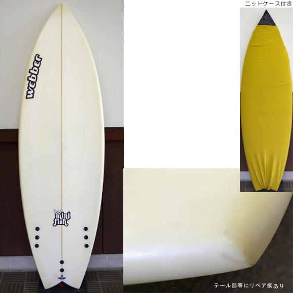 Webber Mini Fish SLX model 中古ショートボード 5`9 (No.9629450 