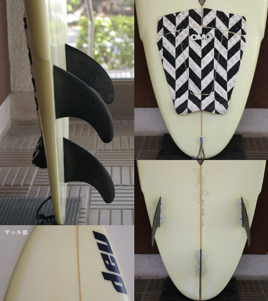 dev 中古ショートボード 5`10 fin/tail bno9629468c