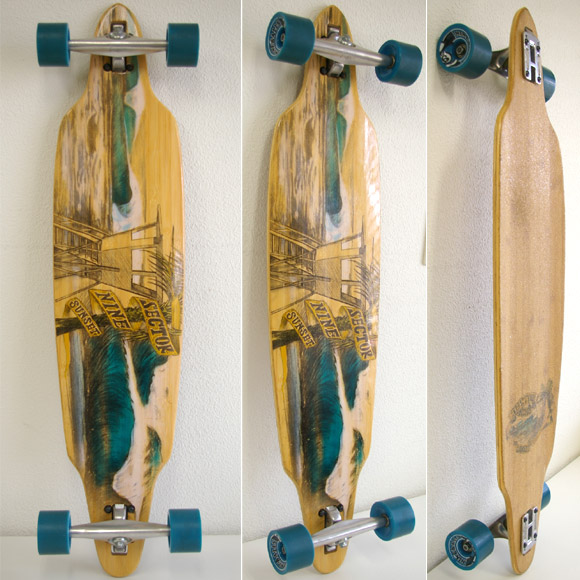 SECTOR9 BAMBOO SUNSET インチ 中古スケートボード No