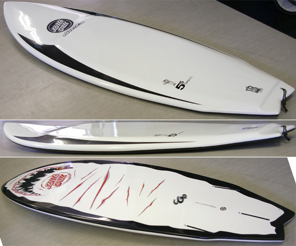 Santa Cruz G-DECK 中古ショートボード detail bno9629489d