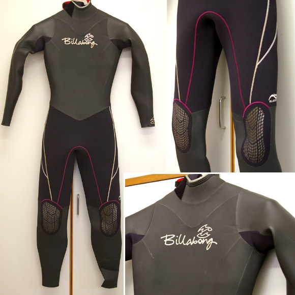 BILLABONG 5/3mm セミドライ 中古ウェットスーツ bno9629493a