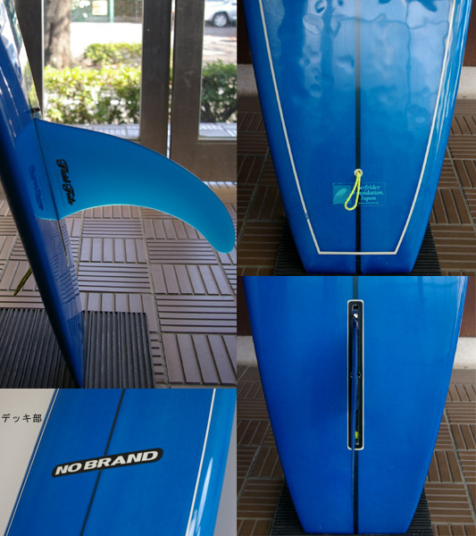 NO BRAND 中古ロングボード 9`6 fin/tail bno9629521c