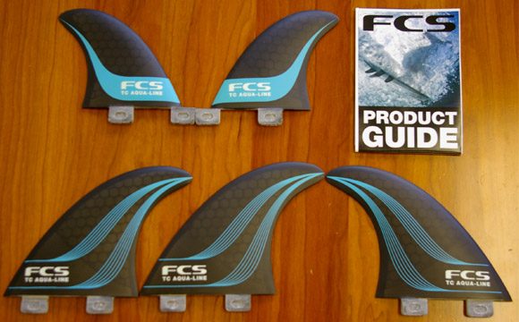 FCS トムキャロル・シグネーチャー TC AQUA-LINE 5FIN 中古フィン bno9629540a