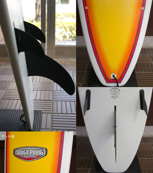 SOUTH POINT EPOXY 中古ロングボード 9`2 fin/tail bno9629547c