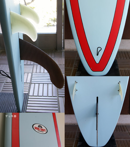 DUAL SHIFT EPOXY 中古ロングボード 9`1 fin/tail bno9629552c