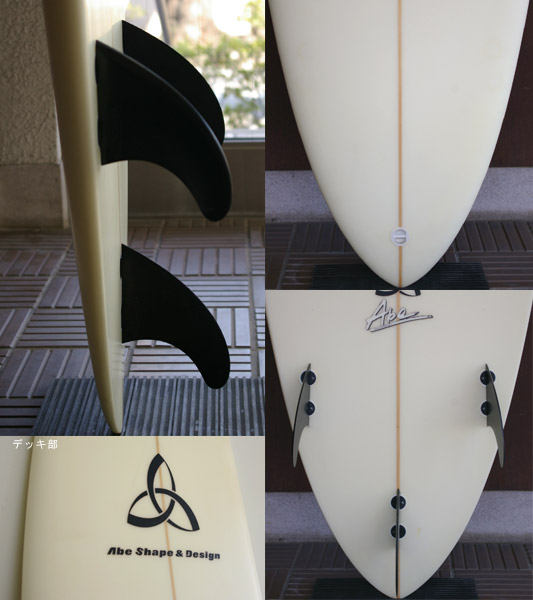 Abe Shape & Design/ASD 中古ファンボード 7`10 fin/tail bno9629583c