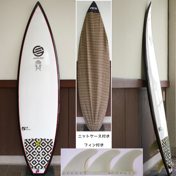 Santa Cruz FLETCHER EPOXY 中古ショートボード bno9629593a