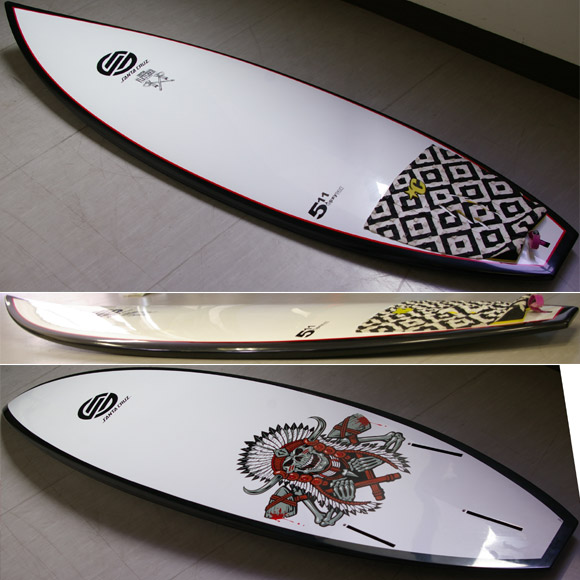 Santa Cruz FLETCHER EPOXY  中古ショートボード detail bno9629593d