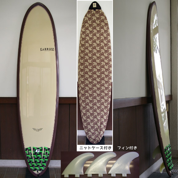 CARDIFF 中古ファンボード 7`2 EPOXY deck bno9629618a