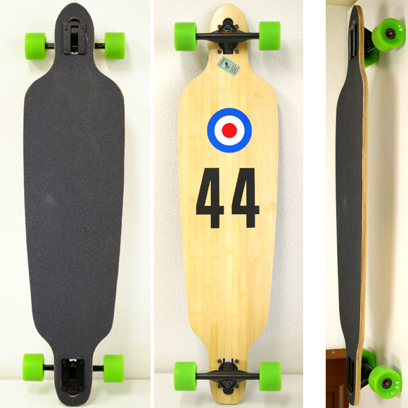 40inch バンブーデッキ 中古スケートボード deck/bottom bno9629629a