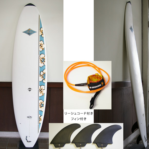 BIC SPORT Mini Malibu 中古ファンボード 7`3 deck bno9629631a