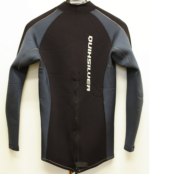 QUIKSILVER 長袖タッパー 中古ウェットスーツ back bno9629633b