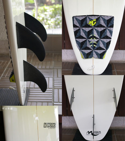 M-WORKS 中古ファンボード 7'0 EPS fin/tail bno9629639c