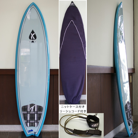 MATT KECHELE STUB FISH 中古ショートボード 6`4 deck bno9629649a