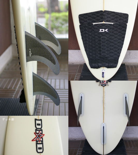 DHD D2 EXTREME 中古ショートボード 6`1 fin/tail bno9629650c