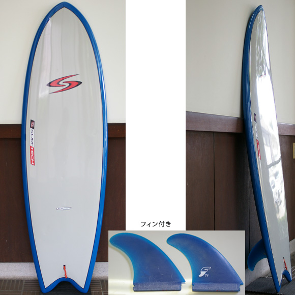 SURFTECH TWIN FIN TUFLITE 中古ショートボード deck bno9629651a