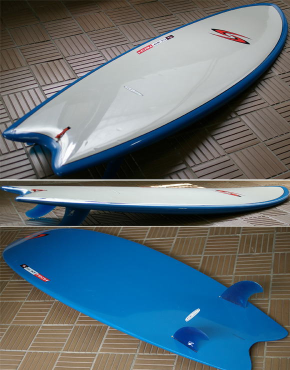 SURFTECH TWIN FIN TUFLITE 中古ショートボード condition bno9629651e