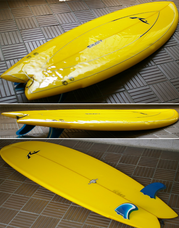 RUSTY ツインフィン 中古ショートボード 5`10 condition bno9629652e