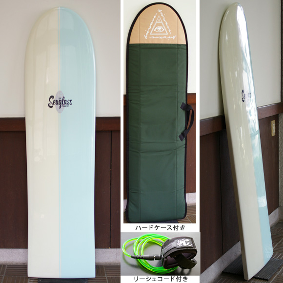 SEAGLASS フィンレス Alaia 中古サーフボード MINI TUNA 5`3 SLX deck bno9629656a