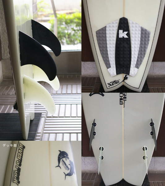 WaterFlash 中古ファンボード 6`9 fin/tail bno9629664c