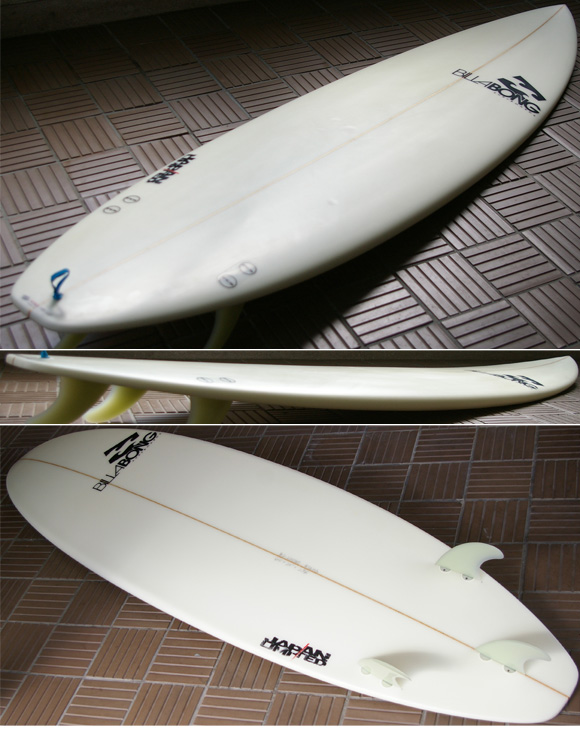 Billabong BJ-LIMITED 中古ショートボード 6`6 condition  bno9629683e