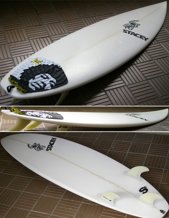 STACEY S4 中古ショートボード 5`11 condition bno9629685e