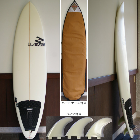 Billabong 中古ファンボード BJ-LIMITED  6`8 deck bno9629709a