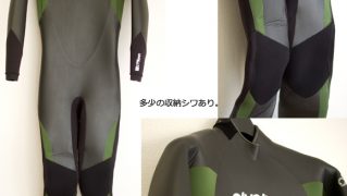 O'NEILL 中古ウェットスーツ 5/3mm セミドライ HAMMER BLACKOUT-ZIP bno9629717a