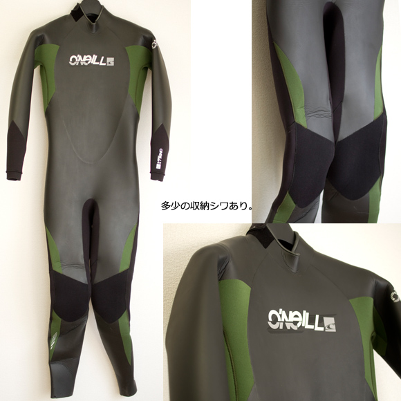 O'NEILL 中古ウェットスーツ 5/3mm セミドライ HAMMER BLACKOUT-ZIP bno9629717a