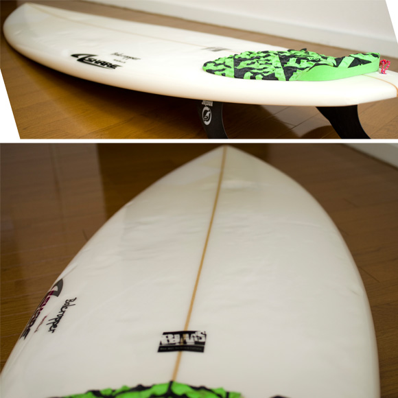 A-shape Balcropper 中古ショートボード 6`0 condition bno9629727c