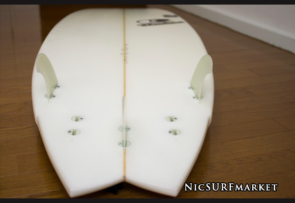 EQIPMENTS PRODUCE 5FIN 中古ショートボード 6`0 bottom-design bno9629728im2