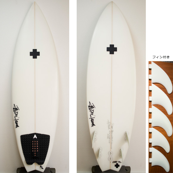 Surf Prescriptions NDR 5FIN 中古ショートボード 5`10 deck/bottom bno9629729a