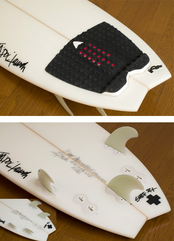 Surf Prescriptions NDR 5FIN 中古ショートボード 5`10 fin/tail bno9629729d