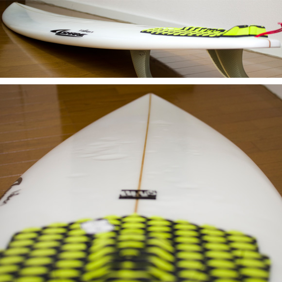 A-shape Valiken 中古ショートボード 6`1 deck-condition bno9629732c