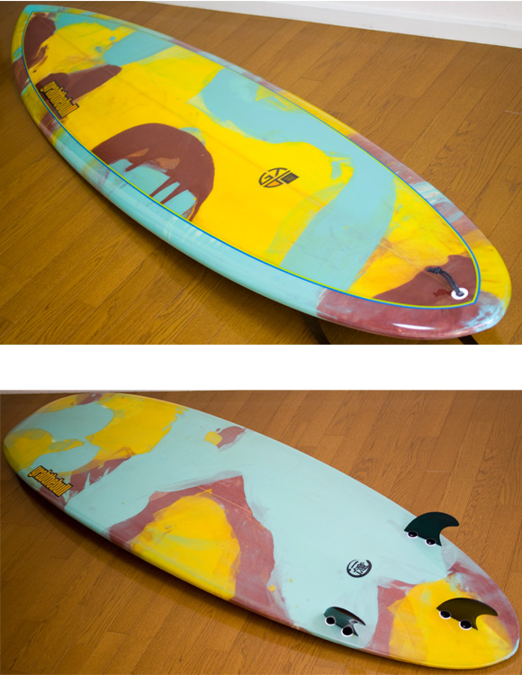 Grab The Bull 中古ファンボード 7`6 deck/bottom-detail bno9629738b